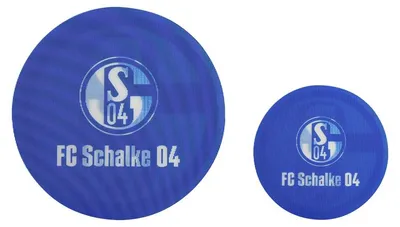 Produktbild von FC Schalke 04 Aufkleber-Set Logos königsblau
