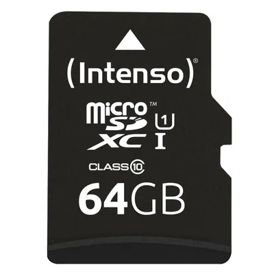 Produktbild von Intenso Speicherkarte microSDXC Professional 64 GB