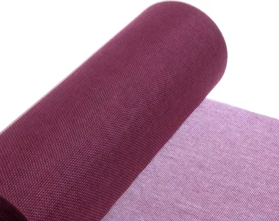 Produktbild von Tischläufer "Shabby Chic" in Leinenoptik - 300mm - 15m - col. 33 Bordeaux - 69-300-15-33