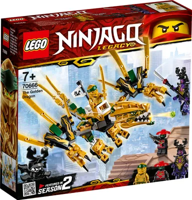 Produktbild von LEGO® NINJAGO Goldener Drache, 70666
