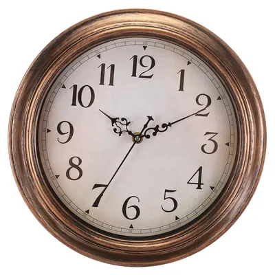 Image de Solidchoice - Horloge murale de 12 pouces avec design rétro