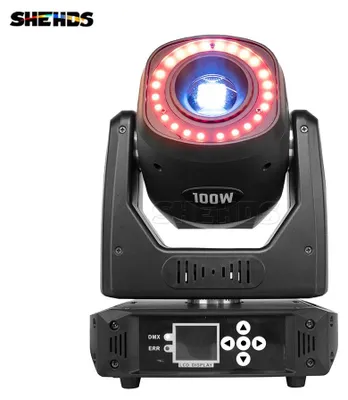 Obrázok produktu pre 100W LED reflektor – svetelné efekty pre DJ – osvetlenie pódií – diskotékove svetlá – efektové svetlá – efekty s použitím GOBO a prizmatov