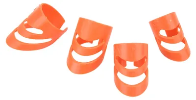 Produktbild von 4-teiliges Gitarren-Fingerpick-Fingerspitzenschutz-Instrumentenzubehör-Set für Bass-Banjo