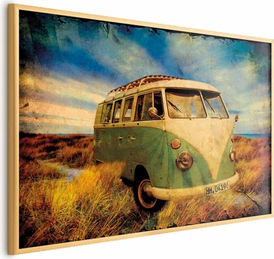 Produktbild von Posterpapier Poster - Retro Bus 90x60 cm Menschen i-C-0137-ao-a