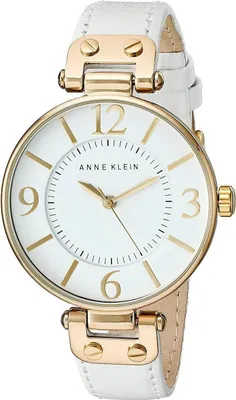 Immagine prodotto di Orologio da donna bianco/oro con cinturino in pelle