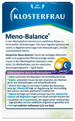 Image de KLOSTERFRAU Comprimés Meno-Balance, 60 comprimés