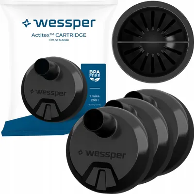 Produktbild von Wessper Actitex Cartridge - Ersatzfilter Für Aquaphor City Flasche 3 Stück