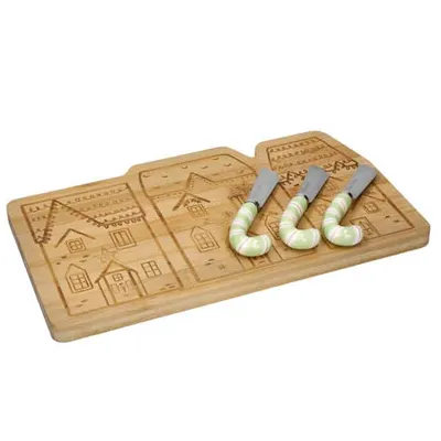 Image de KitchenCraft Casse-Noisette en bambou pour le service du fromage
