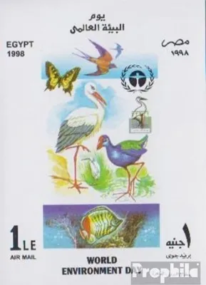 Produktbild von Briefmarken Ägypten 1998 Mi Block68 (kompl.Ausg.) postfrisch Umwelttag