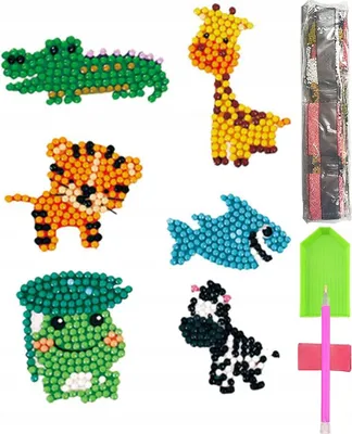 Produktbild von 5D DIAMANT-STICKEREI KINDER-PUZZLE-Aufkleber-Set