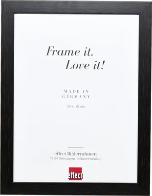 Produktbild von Effect Bilderrahmen 2319 schwarz 24x30 cm Museumsglas