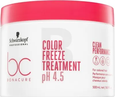 Produktbild von Schwarzkopf Professional BC Bonacure Color Freeze Treatment pH 4.5 Clean Performance Schutzmaske für meliertes und coloriertes Haar 500 ml