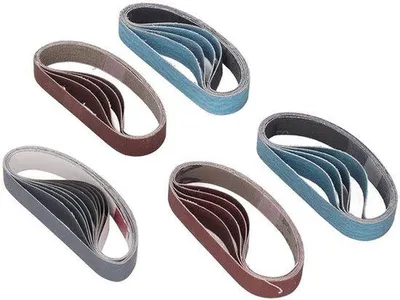Produktbild von Schleifband-Set für Bandschleifmaschine, 305 mm, 80-1000 Korngroßte, 30 Stück