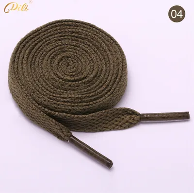 Produktbild von Schnürsenkel flach 90 cm 4# braun 8 mm breit