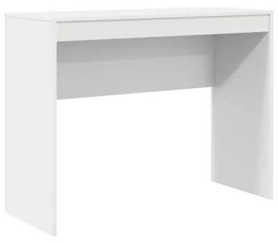 Productafbeelding van Compacte Bureau met Wit Houten Structuur voor Thuis of Kantoor