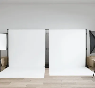 Produktbild von Hintergrundstative 2 Stk. Schwarz 254x243 cm Stahl