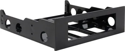 Produktbild von StarTech.com Speichereinschubadapter für 3.5" (8.9cm) HDD auf 5.25" (13.3cm) Schacht - Festplatten Bracket für 3.5 Zoll in Schwarz - Laufwerksschachtadapter - Schwarz - für P/N: 25SATSAS35HD, 35FCREADBU3, 35SAT225S3R, HSB225S3R, S251BU31REM, SATBP125VP