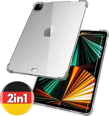 Immagine prodotto di Copertura protettiva in silicone per Apple iPad Mini 5 Cover Slim Case Borsa 9H Vetro Pellicola protettiva Film di vetro Trasparente