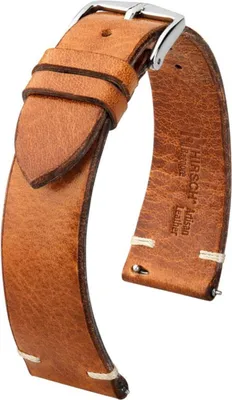 Produktbild von Hirsch Bagnore L braune Lederarmband 21 mm 05502070-2-21