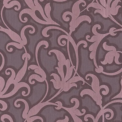 Immagine prodotto di Carta da parati tessile con motivo barocco Profhome 954905-GU goffrato opaco viola perlato 5,33 m2