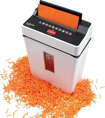 Productafbeelding van Famanu papiervernietiger, geschikt voor tot 6 vellen papier - 220 mm snijbreedte, 13 liter inhoud