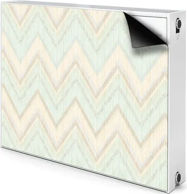 Obrázek produktu pro Magnetický kryt radiátoru Kryt radiátoru topení Radiátor 90x60 cm - Zigzag