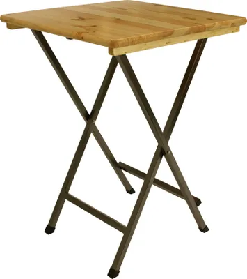 Produktbild von DEGAMO Stehtisch Partytisch Bartisch Stehbiertisch ZÜRICH 78x78cm quadratisch, Holz + Metall