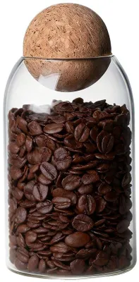 Obrázek produktu pro Skleněné nádoby s uzávěrem korku, 800 ml/28 oz