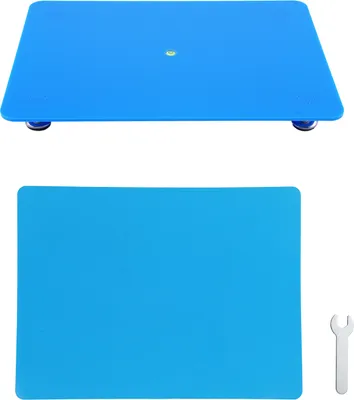 Produktbild von Harz-Nivellierbrett fuer Epoxidharz und Farbe, einstellbare Hoehe und Winkel, vielseitig einsetzbarer, verstellbarer, selbstnivellierender Tisch mit Silikonmatte, geeignet fuer DIY-Kunstbedarf, Acryl-Giessen, Kunst- und Bastelprojekte, Groesse 40 x 30 cm