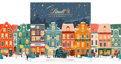 Produktbild von Lindt Winterhäuser Adventskalender