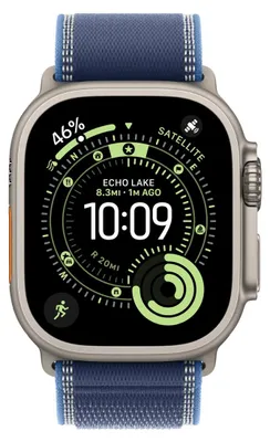 Obrázok produktu pre Apple MFT64ZM/A, Skupina, Smartwatch, Modrá, Apple, Apple Watch Models 44mm 45mm 46mm 49mm, Titán, Polyester, Elastan, Nylon