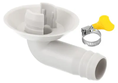 Ablaufschlauch-Connector 18 mm, 1 St., weiß, für Klimaanlage