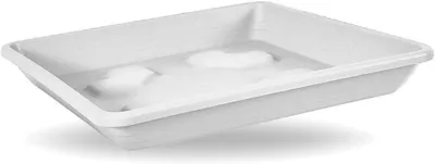 Produktbild von Eckiger Untersetzer für Blumentöpfe, anthrazit, 16 x 16 cm