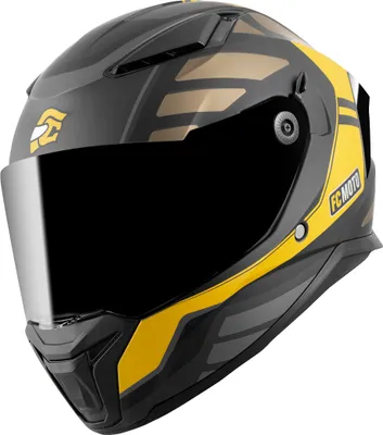 Image de FC-Moto FF130SV Casque Cavion, noir mat/or, S
