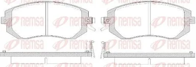 Produktbild von REMSA Bremsbeläge Satz Vorne Bremsklötze für SUBARU FORESTER (SH) 0951.14