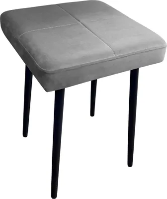 Obrázok produktu pre Stolička SQUARE MG VELVET sivá