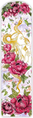 Obrázok produktu pre Pozłacana zakładka do książki Wąż 55 x 210 mm
