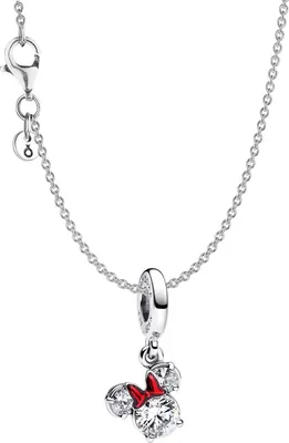 Pandora 68628 Damen-Kette Geschenkset Silber Disney Minnie Maus Silhouette 1
