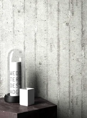 Produktbild von NEWROOM Tapete Grau Vliestapete Putz -  Uni   Beton