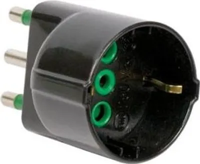 Image de FANTON 82131 Adaptateur de fiche secteur type L (IT) noir