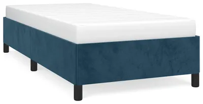 Obrázek produktu pro vidaXL Rám postele bez matrace tmavě modrý 100x200 cm sametový