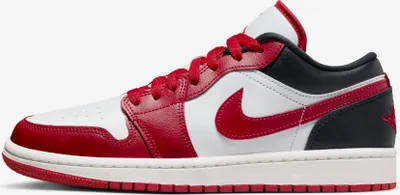 Image de Nike Air Jordan 1 Low "Reverse Black Toe", Rouge, Taille : 43