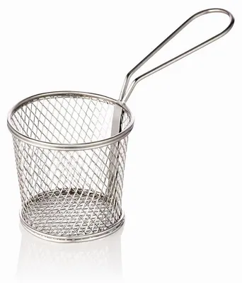 Productafbeelding van Serveer- en frituurmand, diameter 9,5 cm, hoogte 8,5 cm