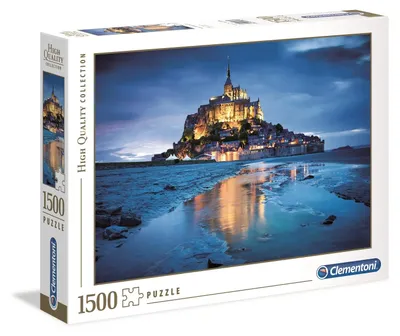 Immagine prodotto di Clementoni 31994.7 - Collezione di puzzle, Le Mont Saint-Michel, 1500 pezzi