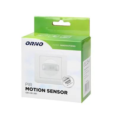 Immagine prodotto di ORNO | Sensore Di Movimento PIR - Da Incasso - Bianco - Controllo Automatico Della Luce - Installazione Facile