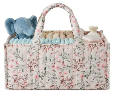 Image de Sac à langer pour bébé - Doublé - Rose clair - Pour le rangement