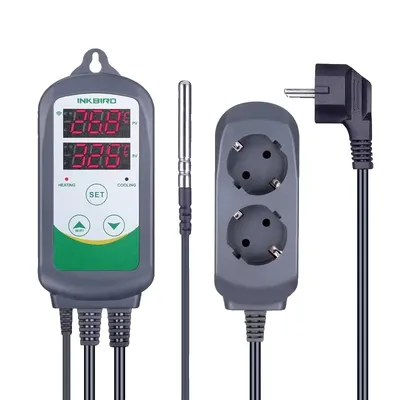Obrázek produktu pro Digitální regulátor teploty, dvojitý reléový výstup, přesný teplotní rozsah -50 až 99 °C, Itc-308wifi