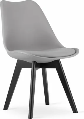 Immagine prodotto di Sedia MARK - grigio / gambe nere x 1
