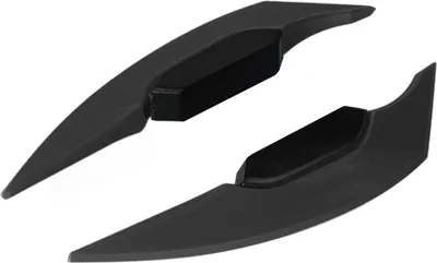 Obrázok produktu pre 1 pár motocyklového bočného krídla Aerodynamické krídlo Spoiler Univerzálne pre motocykle Elektrické bicykle Čierna
