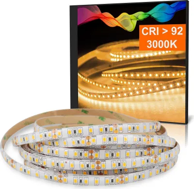 Produktbild von LED Strip 2835 Warmweiß (3000K) CRI 92 72W 5 Meter 24V IP44